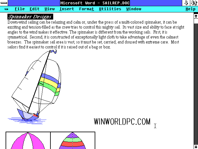 Microsoft Word for Windows 1.0 Image Embedding (1989)